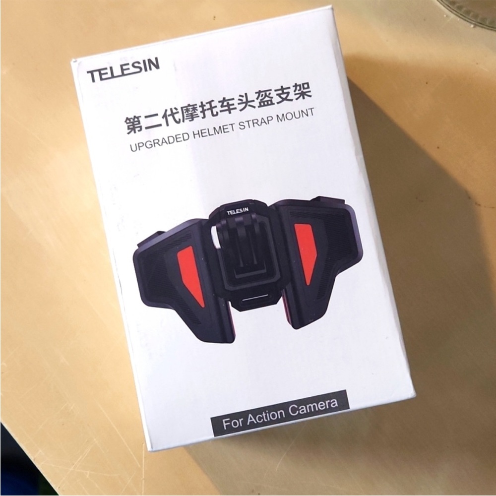NEW Telesin GoPro Action Camera Miunt For Motorcycle helmet or others brands